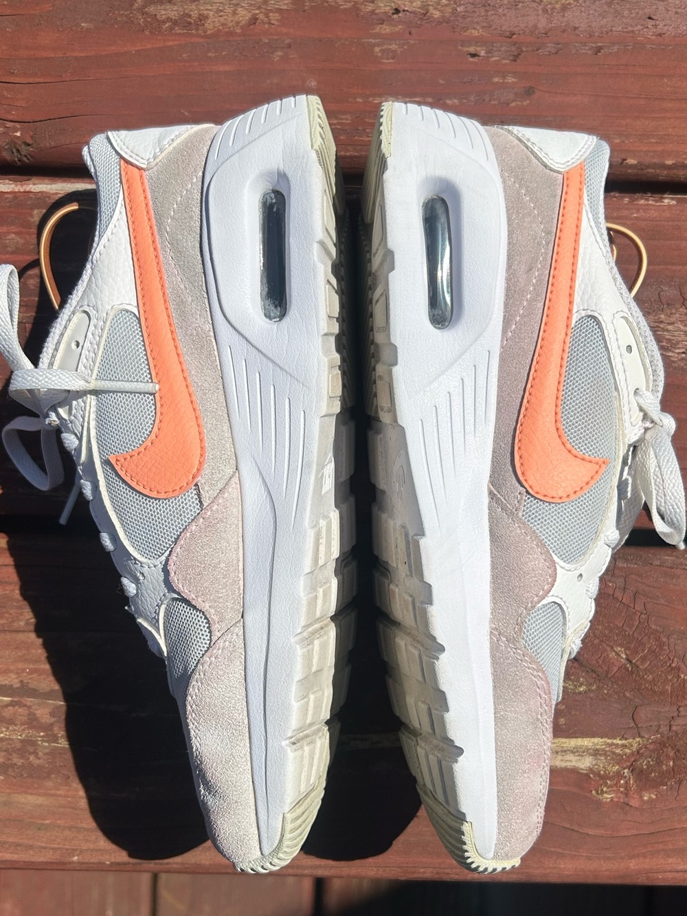 Nike Air Max SC Girl’s Shoe in White Crimson Bliss Size 5Y - Picture 8 of 12